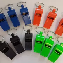 Plastic Whistle 12 Pack