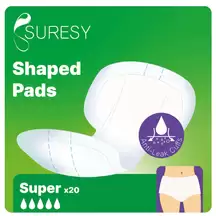 Suresy Shaped Pads Super 20 Pack