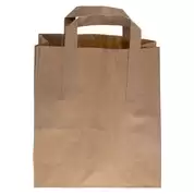 Handled Brown Paper Bag Medium 250 Pack