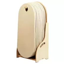 Freestanding Sleep Mat Unit With 10 Cream Mats