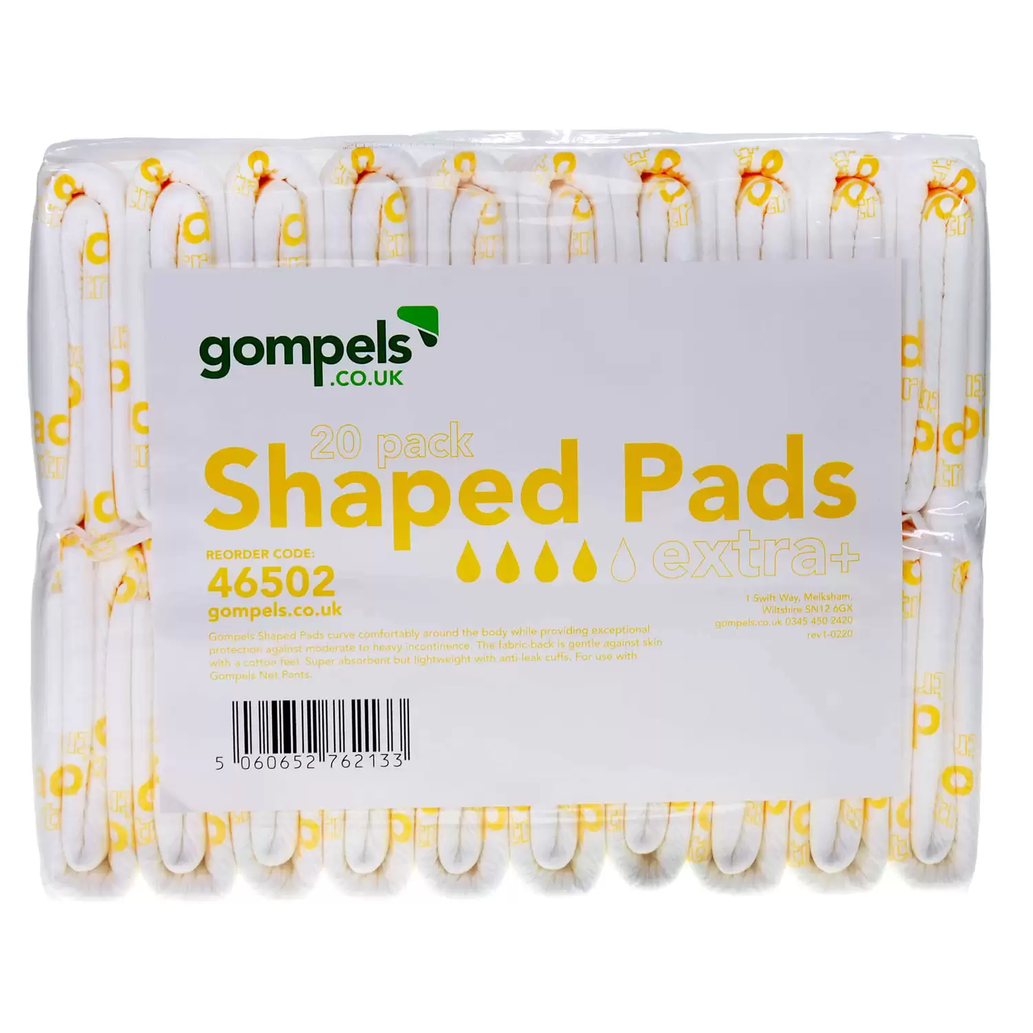 Suresy Shaped Pads Extra Plus 20 - Gompels - Care & Nursery Supply  Specialists