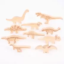 Dinosaur Wooden Blocks 10 Pack