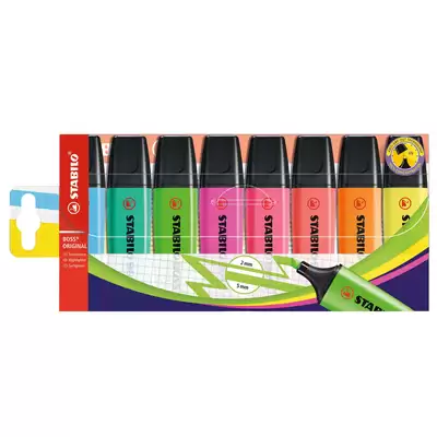 Stabilo Boss Highlighters Assorted 8 Pack