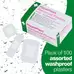 Washproof Plasters Clear Assorted 100 Pack