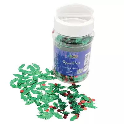 Holly and Berry Confetti 100g G1p100