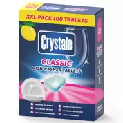 Crystale Classic Dishwasher Tablets 100 Pack