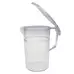 Swixz Polycarbonate Clear Jug With White Lid 1.4 Litre