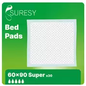 Suresy Bed Pads 60x90 Super 30 Pack