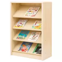 Elegant Sloping Book Display Unit