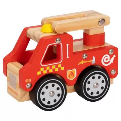 Olly and Oby Wooden Fire Engine