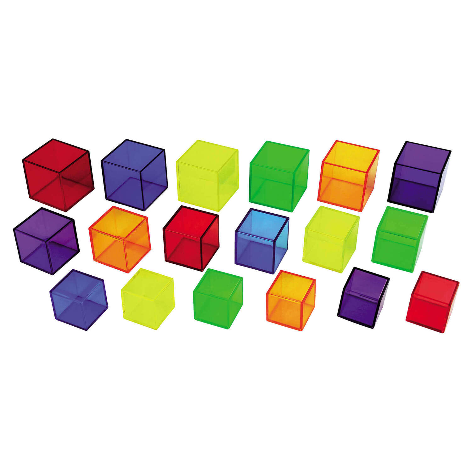 Eenvoud wasserette vastleggen Translucent Cubes Assorted 54 Pack - Gompels HealthCare
