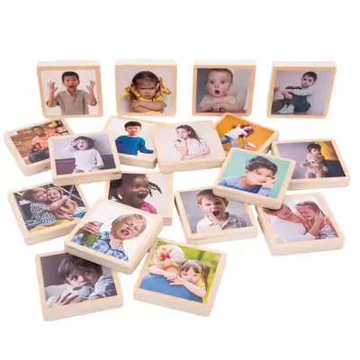 My Emotions Wooden Tiles 18 Pack