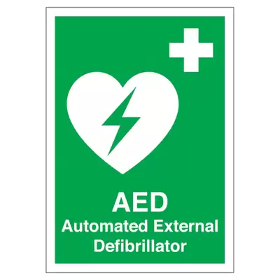 Safety Signs Rigid - Type: Defibrillator