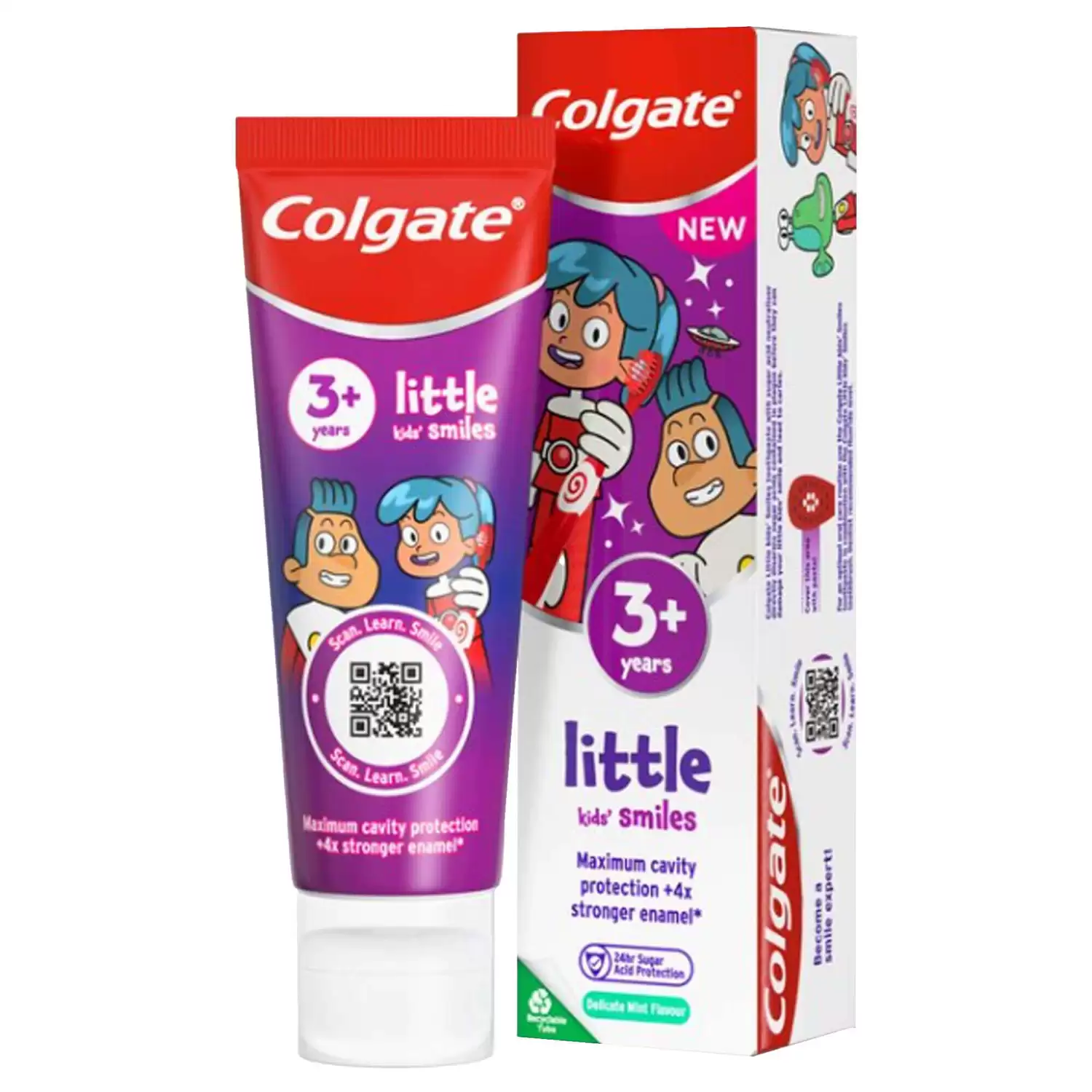 Colgate Toothpaste Kids Mint 3-5 Years 50ml 12 Pack - Gompels - Care ...