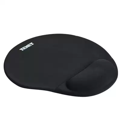 Gel Mouse Mat With Wrist Support Black