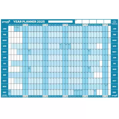 Writy 2025 Wall Planner