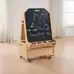 Mobile Double Sided Easel With Storage