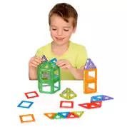 Translucent Magnetic Polydron Class Set 128 Pack