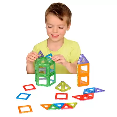 Translucent Magnetic Polydron Class Set 128 Pack