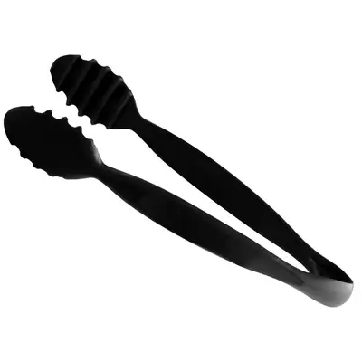 Small Serving Tongs 18cm Black