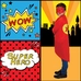 Early Years Super Hero Cape Red