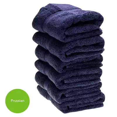 Prussian Dark Blue Hand Towel 50x90cm 500gm x 6 G2p100