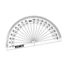 Protractor 180 Degree 10cm 10 Pack