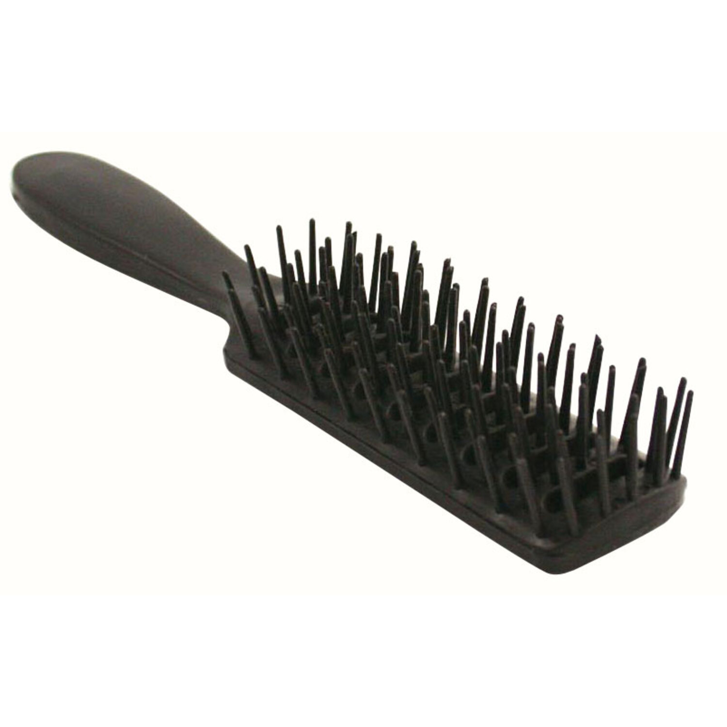 black hair brush