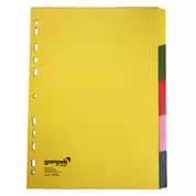 Writy A4 Subject Dividers 5 Parts