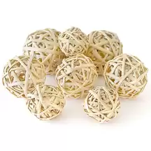 Assorted Wicker Balls 20 Pack