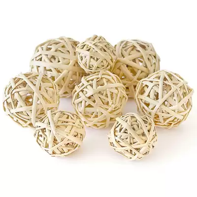 Assorted Wicker Balls 20 Pack