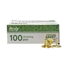 Writy Drawing Pins 100 Pack