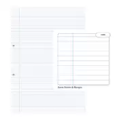 A4 Lined Paper 8mm With Feint Margin 500 Sheets