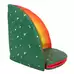 Folding Floor Mat Reversible Daisy Rainbow