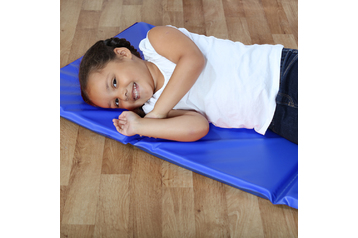 Folding Sleep Mat Blue 1200mm X 600mm Gompels Healthcare