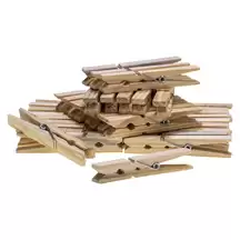 Wooden Clothes Pegs 36 Pack