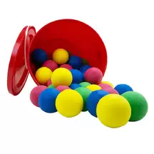 Foam Ball 7cm Assorted 48 Pack