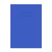 Writy A4+ Exercise Book 8mm Ruled With Margin 80 Page Blue 50 Pack