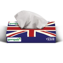 Soclean Union Jack Facial Tissues 2ply 36 x 100