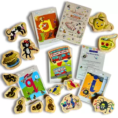 Alphabet Rhyme Time Characters and Picture Cards