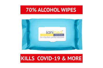 large alcohol wipes