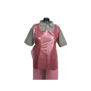 Proform Disposable Plastic Aprons On A Roll Red 200 Pack