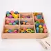 Rainbow Wooden Super Set With 7 Part Sorting Tray