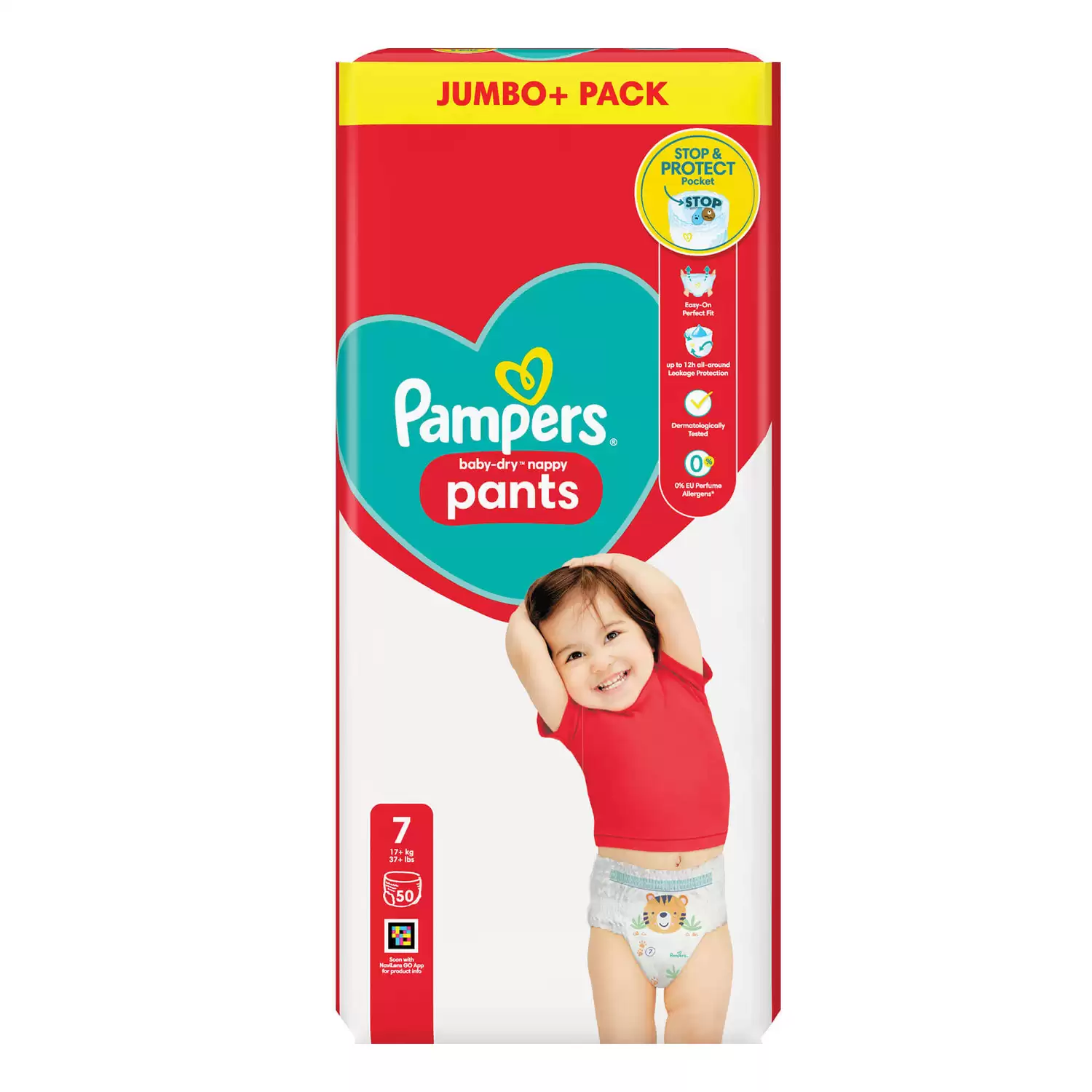 Pampers Baby Dry Nappy Pants Size 7 50 Pack - Gompels - Care & Nursery  Supply Specialists