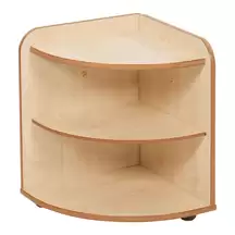 Solway Corner 2 Shelf Unit Maple