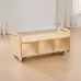 Wooden Mobile Low Level Storage Unit