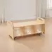 Wooden Mobile Low Level Storage Unit