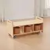 Wooden Mobile Low Level Storage Unit