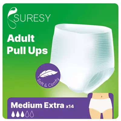 Suresy Adult Pull Ups Medium Extra 14 Pack