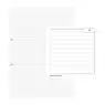 A4 Lined Paper 8mm No Margin 500 Sheets